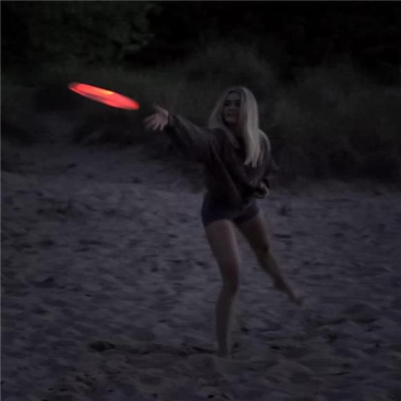 Dynamic Discs Night GliderLED Catch Flying Disc|175g Glow in The Dark Catch Disc - Picture 4 of 6